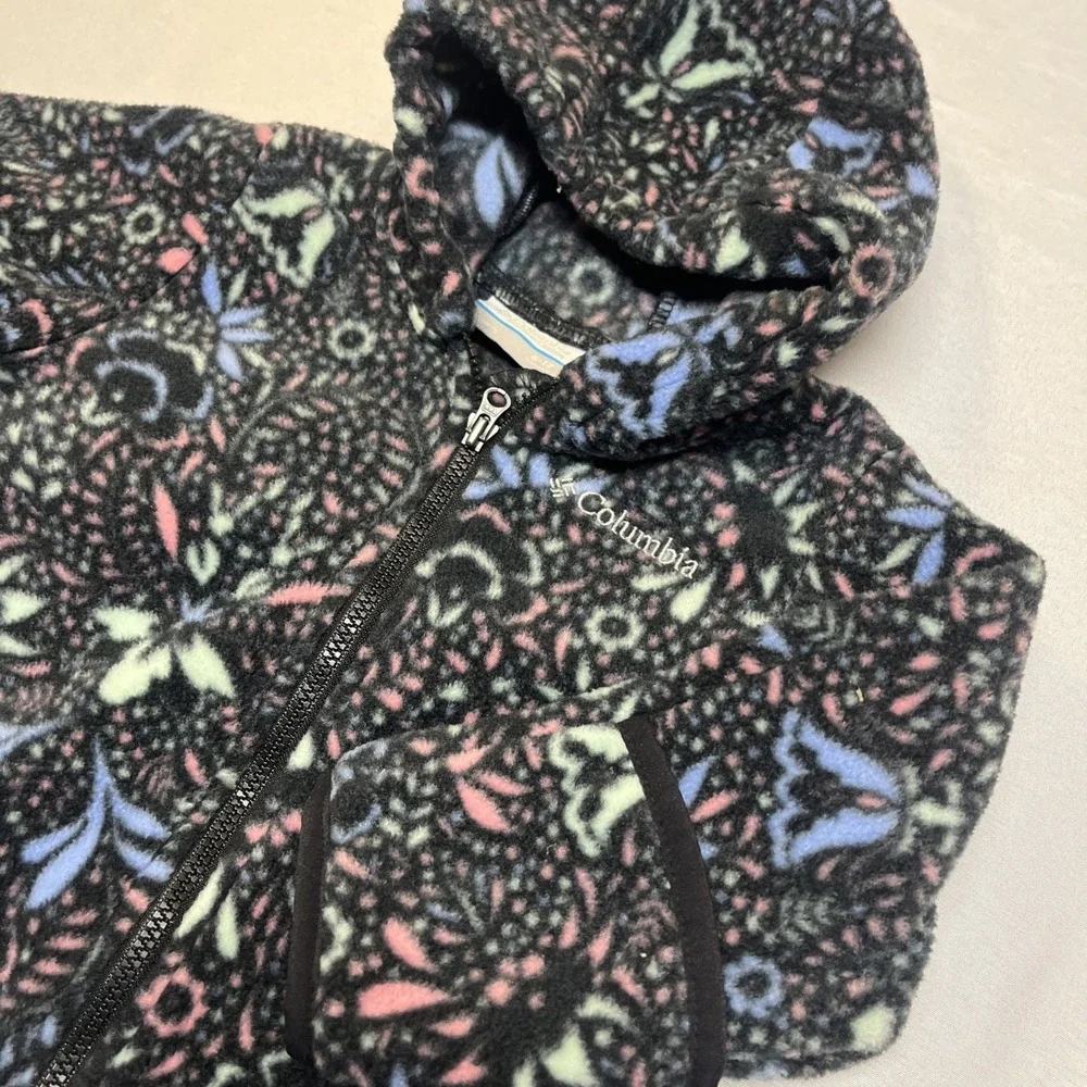 Columbia Baby Snowtop II Bunting Size 6-12 Months Black Floral